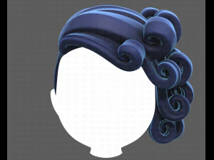 Base Hair for Boy V46 3D Model