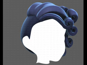 Base Hair for Boy V46 3D Model