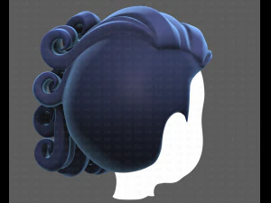 Base Hair for Boy V46 3D Model