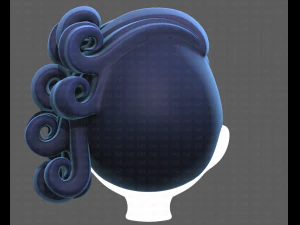 Base Hair for Boy V46 3D Model