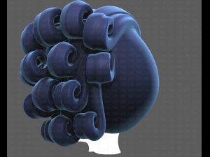 Base Hair for Boy V46 3D Model