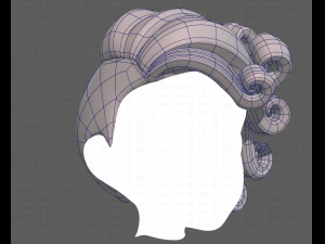 Base Hair for Boy V46 3D Model