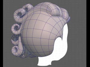 Base Hair for Boy V46 3D Model