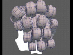 Base Hair for Boy V46 3D Model