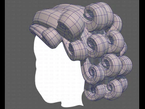Base Hair for Boy V46 3D Model