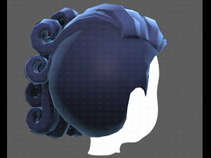 Base Hair for Boy V46 3D Model