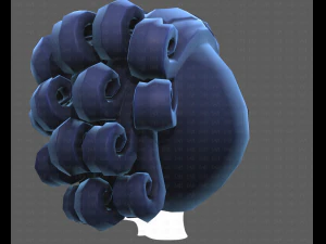 Base Hair for Boy V46 3D Model