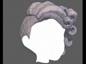 Base Hair for Boy V46 3D Model