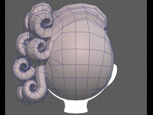 Base Hair for Boy V46 3D Model