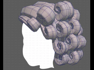 Base Hair for Boy V46 3D Model