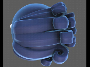 Base Hair for Boy V46 3D Model