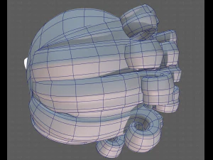 Base Hair for Boy V46 3D Model