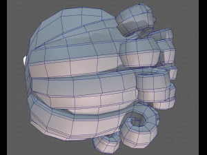 Base Hair for Boy V46 3D Model
