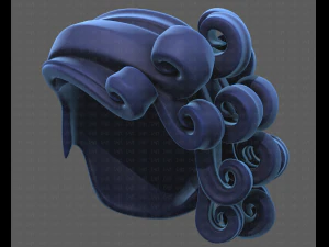 Base Hair for Boy V46 3D Model
