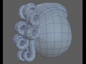 Base Hair for Boy V46 3D Model