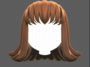 Base Hair for girl V47 3D मॉडल