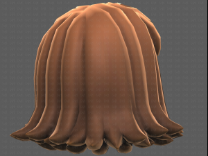 Base Hair for girl V47 3D मॉडल