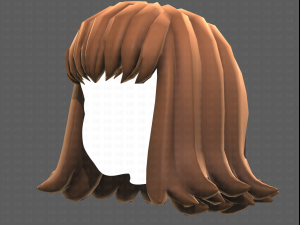 Base Hair for girl V47 3D मॉडल