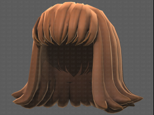 Base Hair for girl V47 3D मॉडल