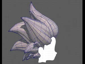 Base Hair for Boy V47 3D Model