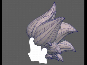 Base Hair for Boy V47 3D Model