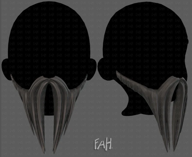 Barba V40 Modelo 3D .c4d .max .obj .3ds .fbx .stl .blend 