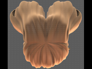 Base Hair for girl V48 3D Model