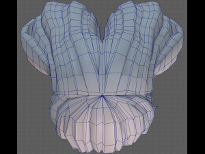Base Hair for girl V48 3D Model