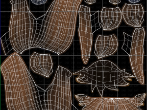Base Hair for girl V48 3D Model