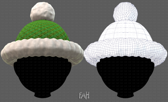 Cap V45 3D Model .c4d .max .obj .3ds .fbx .stl .blend 