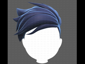Base Hair for Boy V48 3D Model