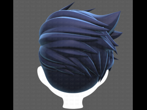 Base Hair for Boy V48 3D Model