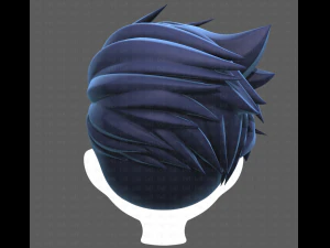Base Hair for Boy V48 3D Model