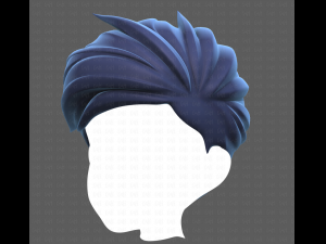Base Hair for Boy V48 3D Model