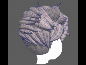Base Hair for Boy V48 3D Model