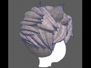 Base Hair for Boy V48 3D Model