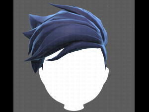 Base Hair for Boy V48 3D Model