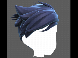 Base Hair for Boy V48 3D Model
