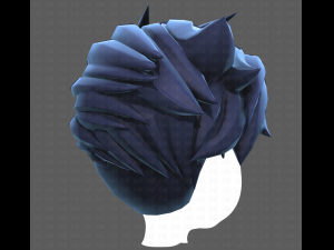 Base Hair for Boy V48 3D Model