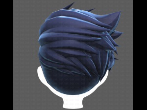 Base Hair for Boy V48 3D Model