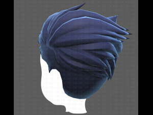 Base Hair for Boy V48 3D Model
