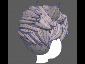 Base Hair for Boy V48 3D Model