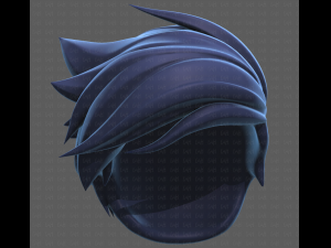 Base Hair for Boy V48 3D Model