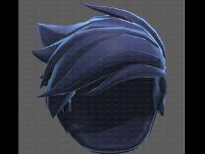Base Hair for Boy V48 3D Model