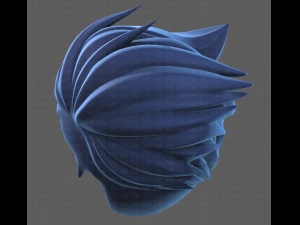 Base Hair for Boy V48 3D Model