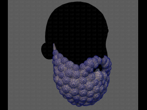 Beard V41 3D Model