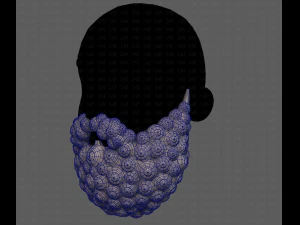Beard V41 3D Model