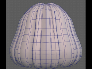 Base Hair for girl V49 3D Модель