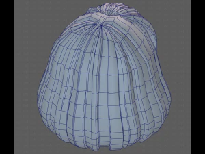 Base Hair for girl V49 3D Model