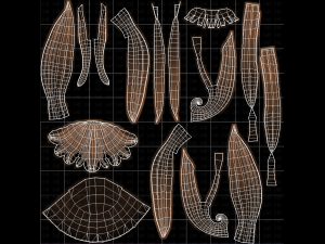 Base Hair for girl V49 3D Модель